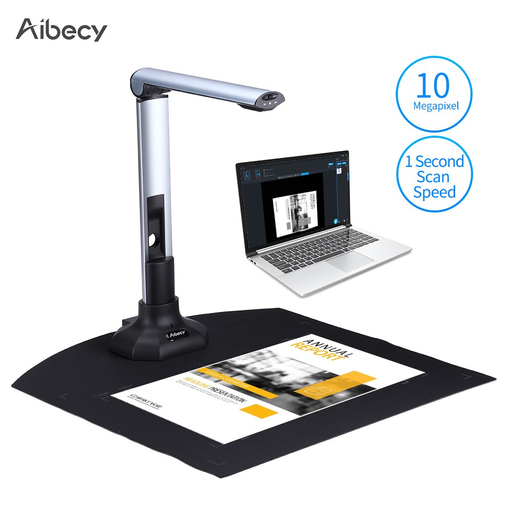 Aibecy-BK52 ޴ å   ī޶ ĳ ĸó ũ A3 HD 10 ް ȼ USB 2.0  ĳ, LED Ʈ 